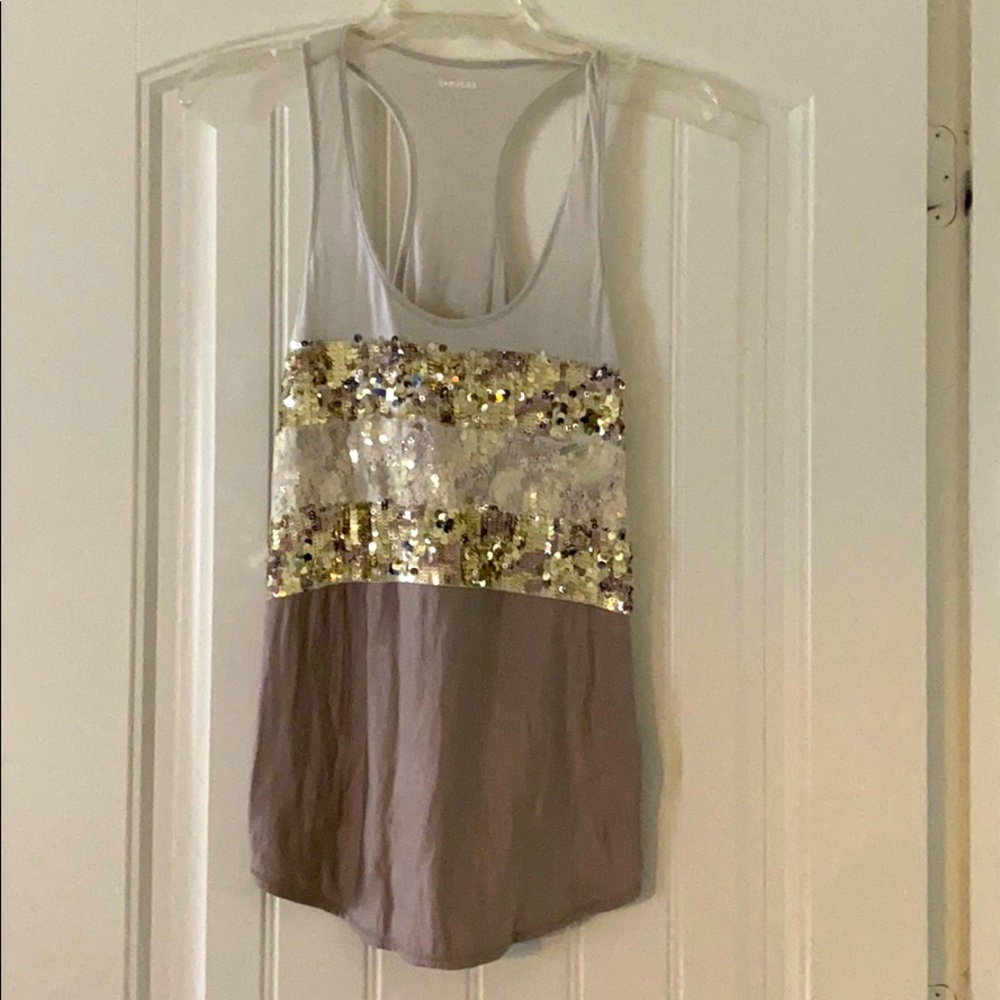 Sparkly, lacy, super cute top!